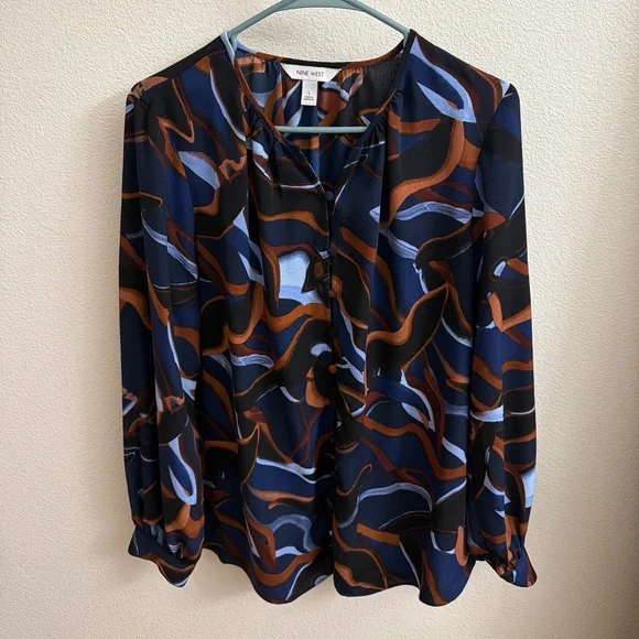 Multi pattern blouse - Picture 1 of 4